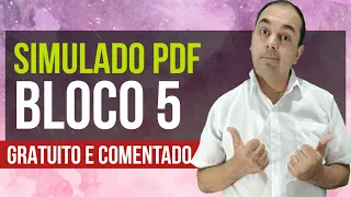 SIMULADO GRATUITO BLOCO 5 👉 SUPER REVISÃO PRE PROVA    CONCURSO CNU 2024