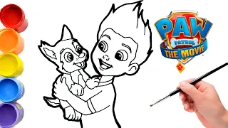 🔴 How To Draw Ryder and Chase Paw Patrol Movie 2021 | La Patrulla Canina película