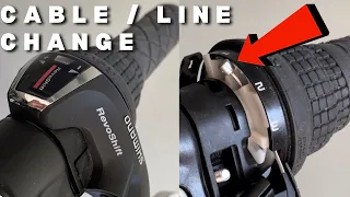 How to Change Shimano RevoShift Cable in 10 Seconds!