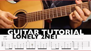 Guitar Tutorial | LONELY - 2NE1 | TAB