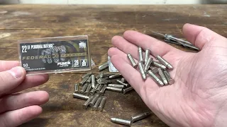 Unboxing Federal Premium .22LR Personal Defense, PUNCH Flat Nose 29gr Nickel-Plated Lead-Core Bullet