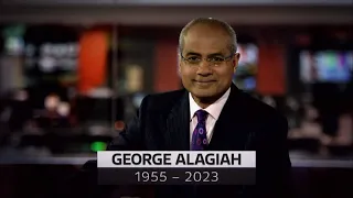 George Alagiah passes away (1955 - 2023) (UK) - BBC & ITV News - 24th July 2023