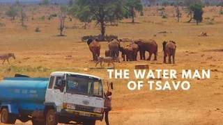 Every day This Man Drives Hours in Drought to Provide Water to Thirsty wild Animals.