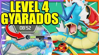 Record GYARADOS EVOLUTION at LEVEL 4 in just 1 Minute and 8 Seconds | Pokemon Unite