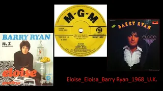 Barry Ryan - Eloise extended 1968 UK
