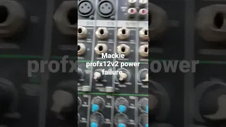 mackie mixer power supply repairing