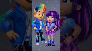 Ryder Pawpatrol And Katie Glow Up Into My Little Pony #shorts