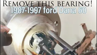 87-97 F350 Dana 60 spindle bearing: Removal/Install