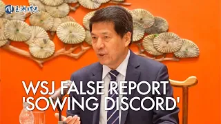 China envoy: WJS false report 'sowing China-Ukraine discord' as FM Kuleba himself made clarification