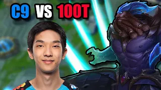 BLABER ACTUALLY MAKES UDYR LOOK GODLIKE IN LCS, TO THE MOON! 🚀🚀🚀  - CLOUD9 VS 100 THIEVES CO-STREAM