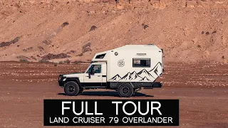 Vehicle Tour - Toyota Land Cruiser 79 Overland Camper with unique interior and rear design.