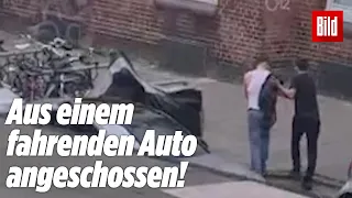 Dieser Mann wurde gerade angeschossen (heftiges Video aus Hamburg)