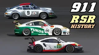 PORSCHE 911 RSR history 1973-2019 (911, 964, 993, 996, 997, 991)