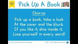 Pick Up A Book - karaoke video with vocals
