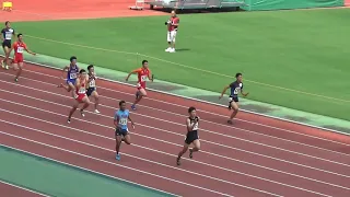 2019高校総体東海大会　男子4×100mR【予選・準決勝・決勝】