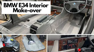 BMW E34 Touring Interior - Complete Resurrection (Satisfying Deep Clean)