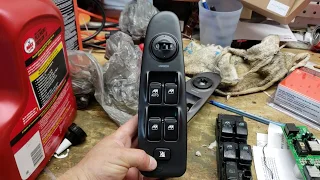 Hyundai Elantra power window switch repair [EASY]