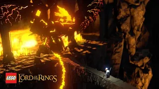 Balrog first fight - LEGO The Lord of the Rings : Boss fight