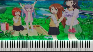 Non Non Biyori OST - Renge Batake [Piano Tutorial + sheet]