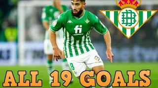 Nabil Fekir - All 19 Goals for Real Betis so far - 2019-2022