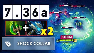 New Meta x2 Meteor Hammers Storm Spirit 7.36a OMG 54Kills Insane Burst🔥