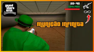 COMO DEIXAR AS ARMAS DO GTA SAN ANDREAS COM MUNIÇÃO INFINITA (Sem Códigos/Cheats)