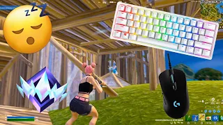 [240 FPS 4K] Unreal Ranked Chill Gameplay 🏆 Relaxing Huntsman Mini Keyboard ASMR Sounds 🎧😴