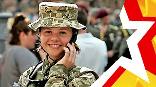 WOMEN'S TROOPS OF UKRAINE ★ Military parade in Kiev 2021