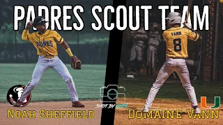 Stacked Padres 15U Scout Team takes On MVP Dawgs | Noah Sheffield | Aiden Harris | Domaine Vann