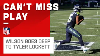 Russell Wilson AIRS It Out to Lockett for Deep TD