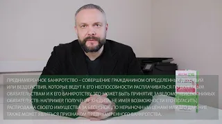 Фиктивное и преднамеренное банкротство физического лица. Что это?