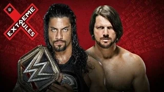 Roman Reigns vs AJ Styles: WWE Extreme Rules 2016: Extreme Rules Match: WWE 2K16 Predictions