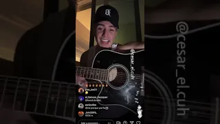 Pedro/Eslabón armado Singing instagram live 4/11/2021