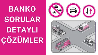 BANKO SORULAR / TEMMUZ - AĞUSTOS  EHLİYET SINAVI SORULARI / 2022 EHLİYET SINAV SORULARI