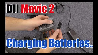 DJI Mavic 2 How to Charge Batteries