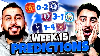 Our Gameweek 15 Premier League PREDICTIONS