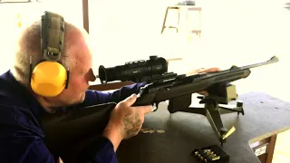 Тепловизионный прицел Dedal Venator. выстрел из Sauer 303 (slow motion)