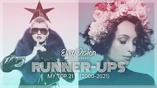 RUNNER-UPS - MY TOP 21 (2000-2021) | EUROVISION SONG CONTEST