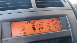 Peugeot 407 1.6 hdi yakıt tüketimi 1800 km uzun yol