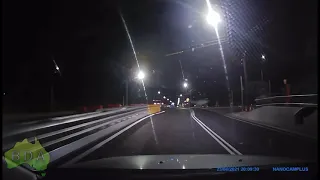 BAD Driving Australia - Driver decides a u turn is appropriate in the road works zone - DUBBO NSW