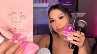 ASMR Pampering You in EVERY way until you fall asleep🫶🏼💤(skincare, head massage, face brushing)