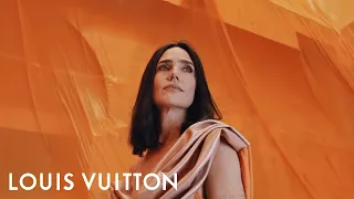 Jennifer Connelly at the Women's Spring-Summer 2024 Show in Paris | LOUIS VUITTON
