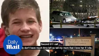 Heartbreaking 911 calls made by Kyle Plush trapped in van - Daily Mail