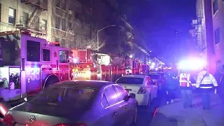 Raw footage: Bronx apartment fire kills 12