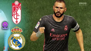 FIFA 21 - Granada vs Real madrid - La Liga 2020/2021 - Gameplay & Full match | Prediction