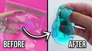 ZIPLOCK SLIME! 💧 Testing NO GLUE Slimes