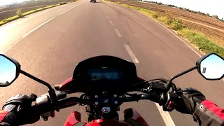 Honda CB125F 2021 | Highway driving and top speed