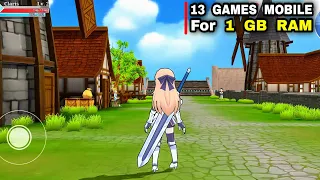 Top 13 Best Mobile RPG GAMES for 1 GB RAM | Best 13 Games For LOW SIZE & Games for Low Spec Phone