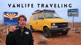 Traveling Across 3 States in my Astro Van | Vanlife Traveling Adventures