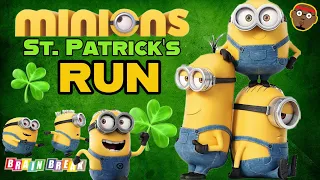 Minions St. Patrick's Fun Run | St. Patrick's Day Freeze Dance | Brain Break | PhonicsMan Fitness